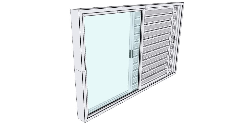 janela-de-alum-nio-de-correr-1-50-x-0-90-x-0-10-m-3d-warehouse