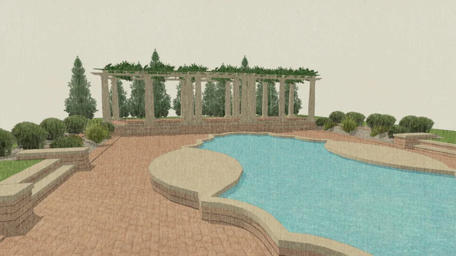 Italian Pergola and Terrace