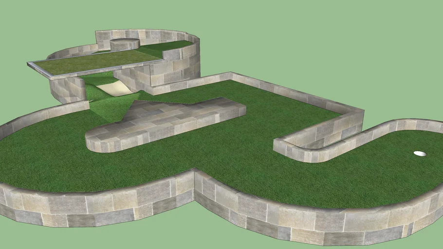 a minigolf course | 3D Warehouse