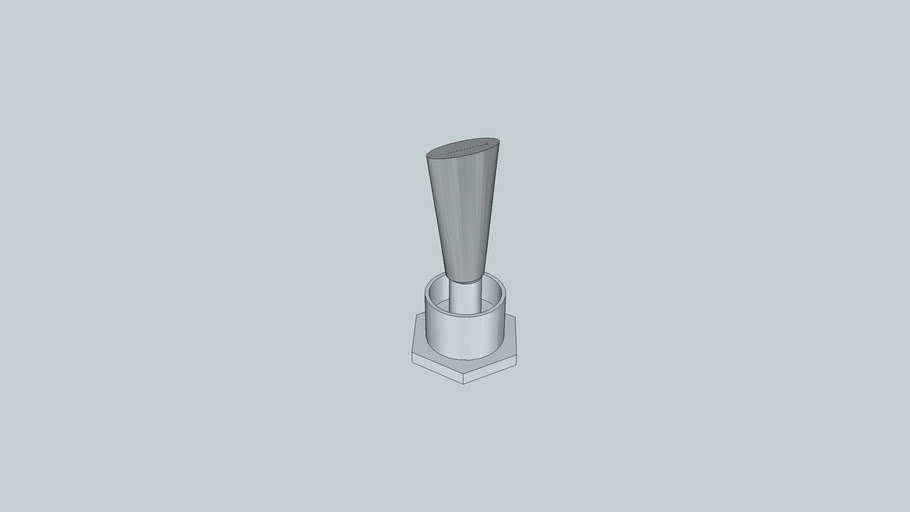 Flat head small toggle switch | 3D Warehouse