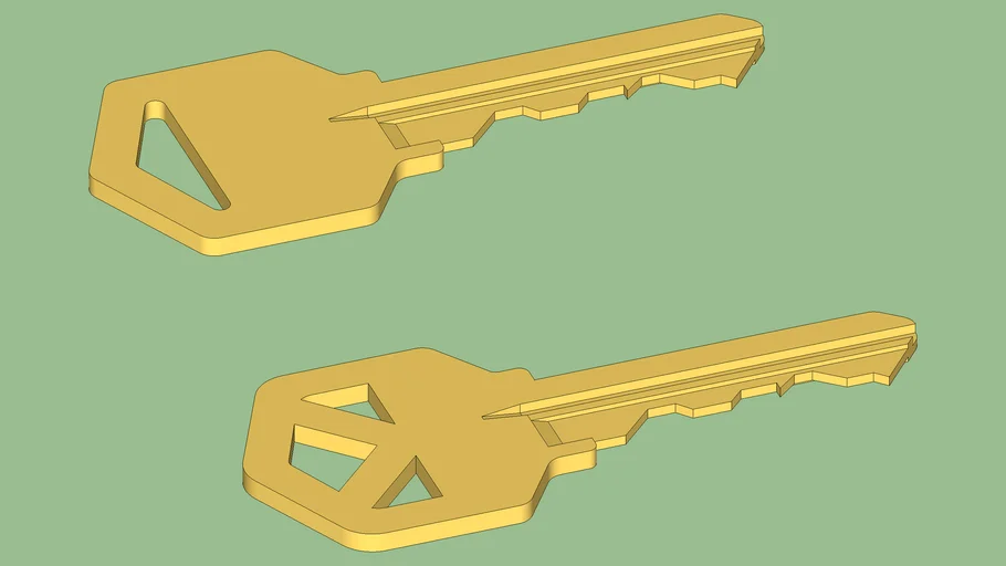 Kwikset keys 3D Warehouse