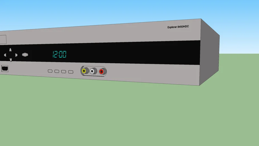 Cisco (Explorer 8450HDC) cable DVR settop box 3D Warehouse