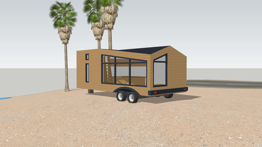 Modern Home Trailer - SketchUp Competition #2 | 3D Warehouse