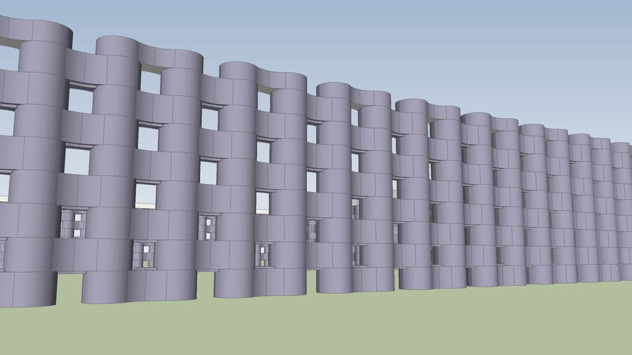 Freestanding Chain Wall | 3D Warehouse