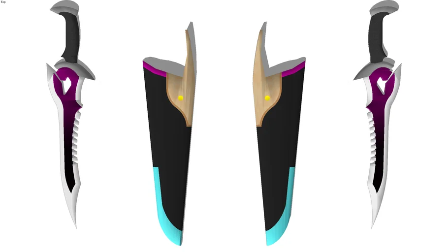 knife/dagger——Jack the Ripper‘s long dagger (fate) | 3D Warehouse