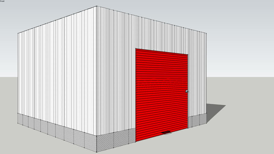 Box with gate | 3D Warehouse