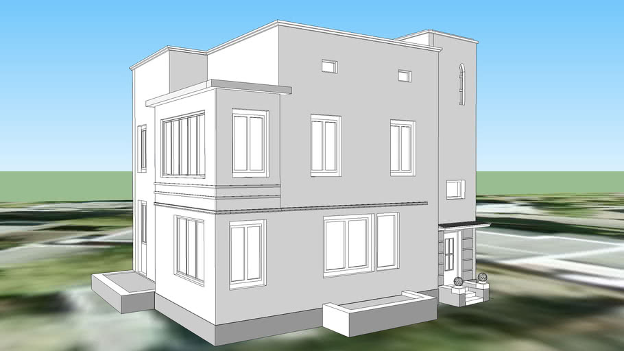 RESIDENTIAL VILLA ON 21 OSSOLINSKICH AVE IN BYDGOSZCZ | 3D Warehouse