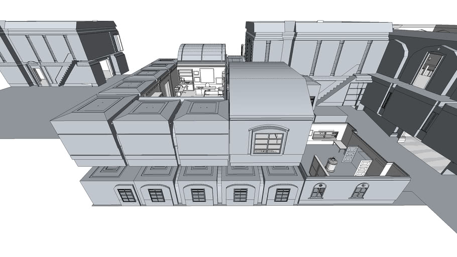 Raccoon City, Raccoon Police Station, West Wing, 30% Complete. | 3D