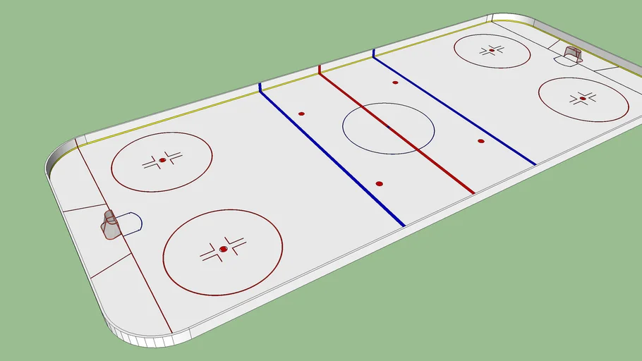 NHL Ice Hockey Rink 3D Warehouse
