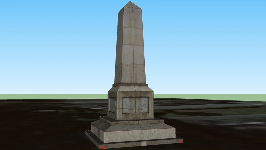 Canada-US Border Monument | 3D Warehouse