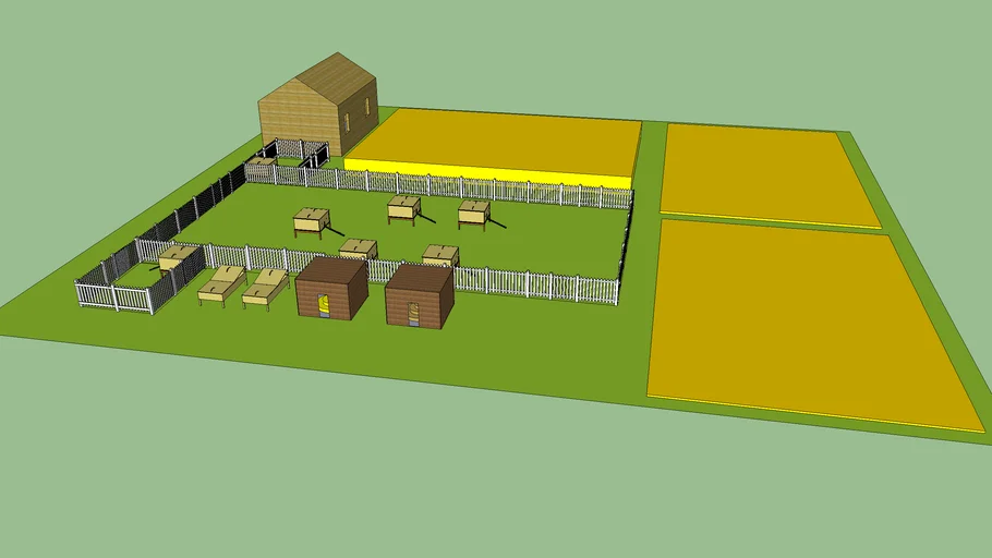 Chicken Farm 3D Warehouse