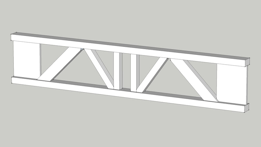 5' - 11 7/8' OpenJoist2000 Open Web Truss | 3D Warehouse