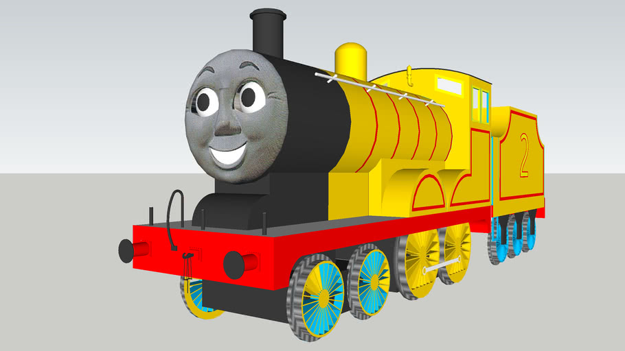 Edward the Yellow Engine | 3D Warehouse