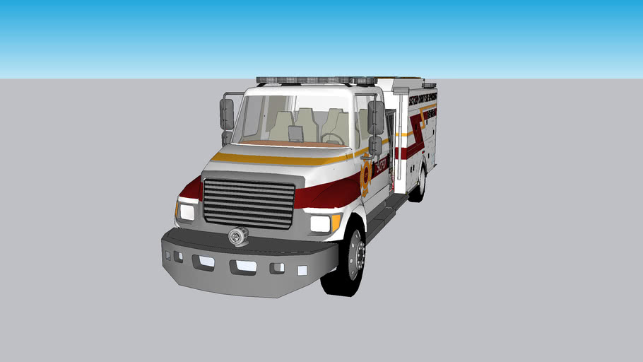 SketchUp County FD Engine 3 | 3D Warehouse