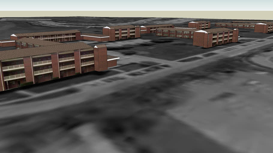 Shawneetown Apartments 3D Warehouse