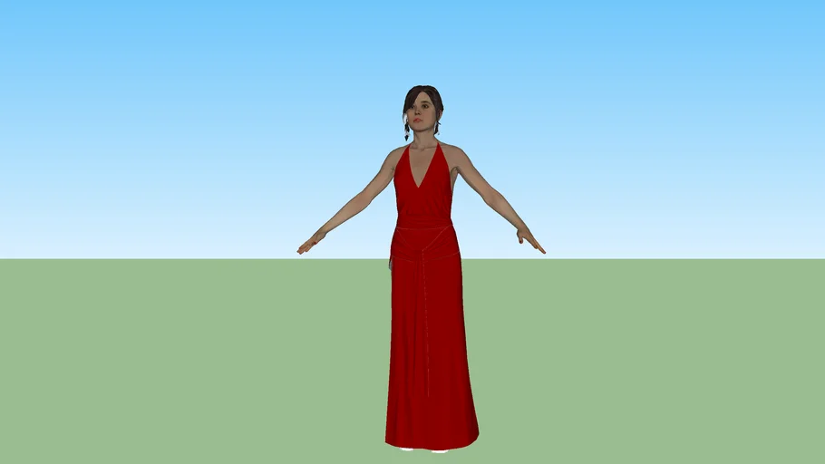 PS3 Beyond Two Souls Jodie Dress 3D Warehouse