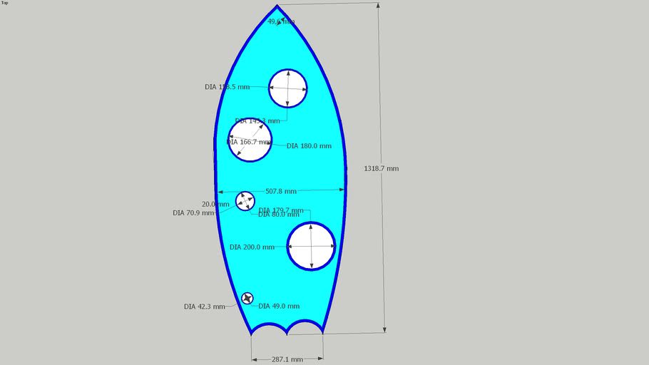 Measurement Skimboard Dimensions