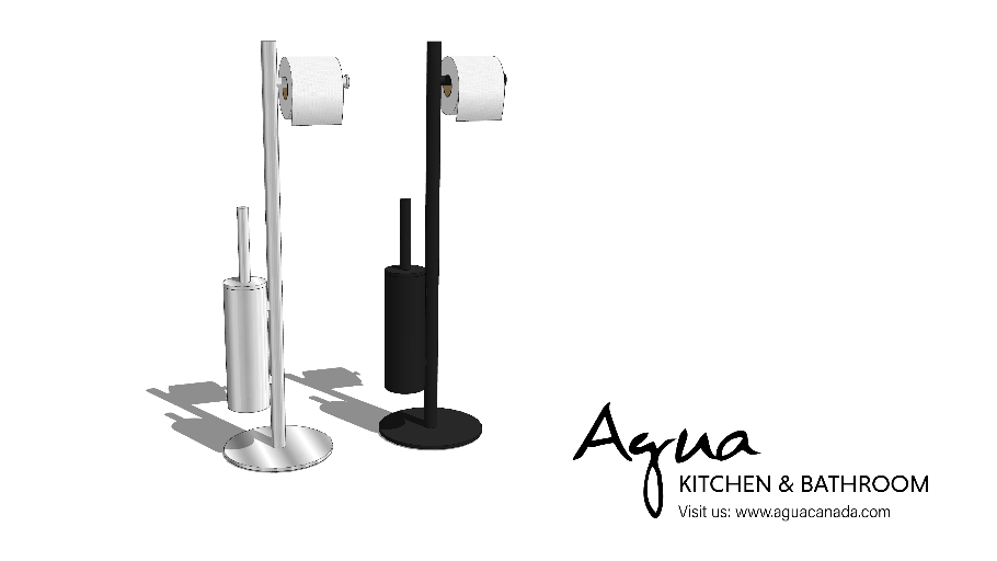 Freestanding toilet paper holder (code DIANA) by Agua Canada 3D