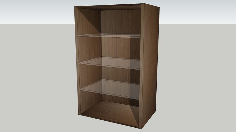 Cabinet with glass shelves