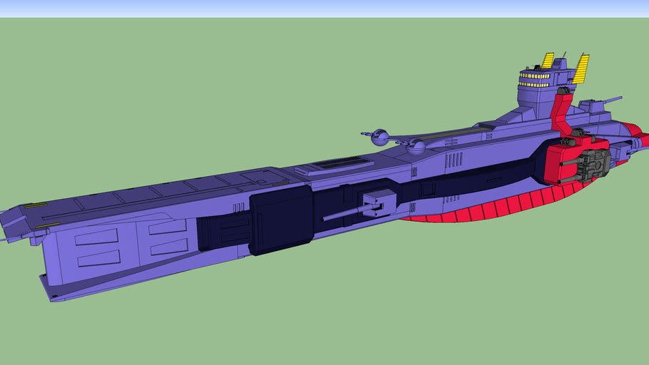 Salamis kai class cruiser / サラミス改級巡洋艦 3D Warehouse