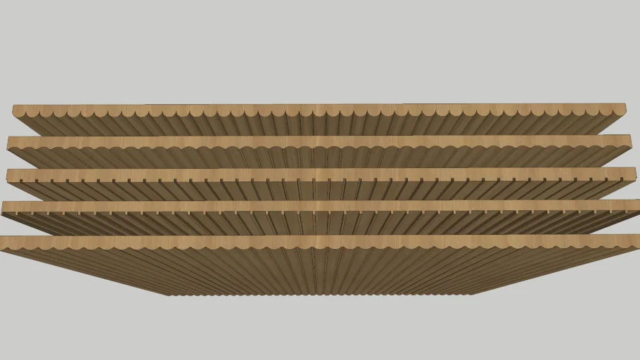 Fluted Wooden Panels