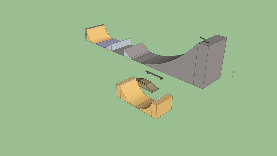 Skate park simples | 3D Warehouse