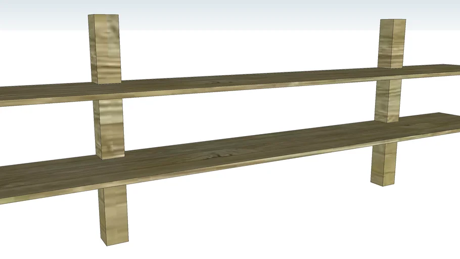 Varde Wall Shelf 3D Warehouse