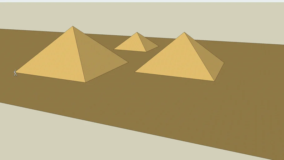 The Pyramids At Giza | 3D Warehouse