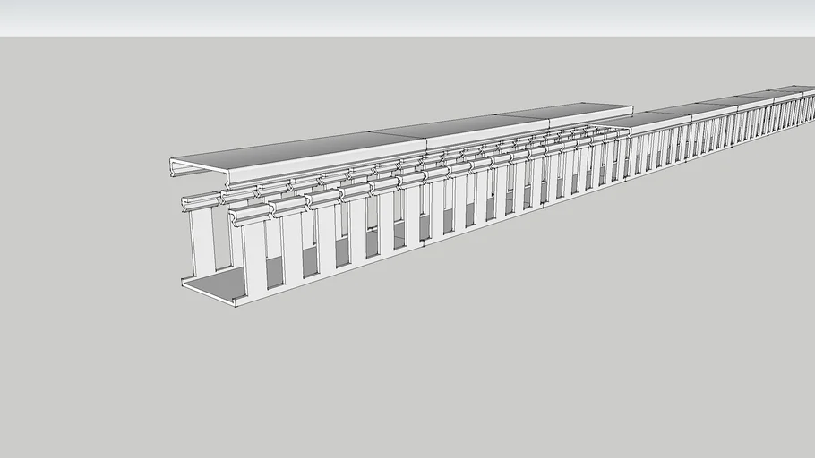 Кабель канал 3d модель