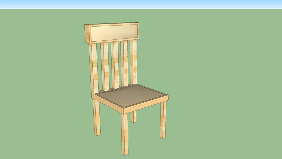 Simple Chair w/ Cushions