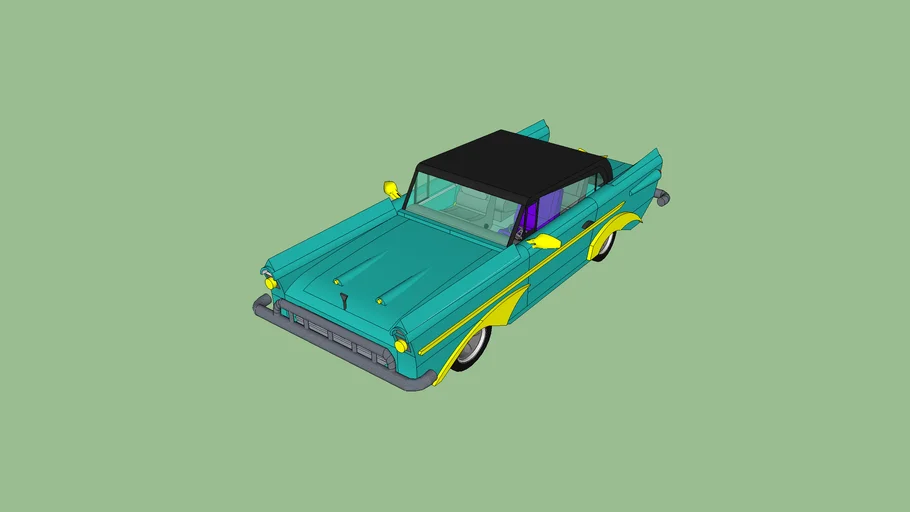 retro auto | 3D Warehouse