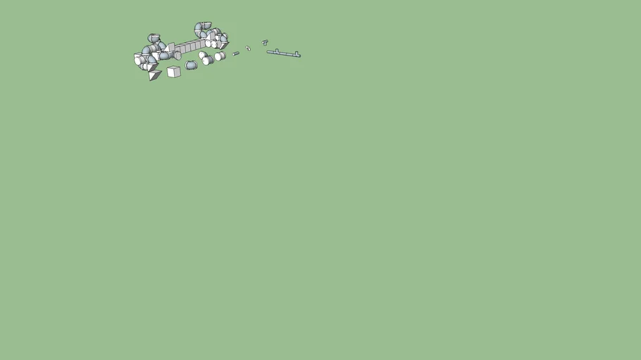 Scrap mechanic suspension/steering setup and assorted parts 3D Warehouse