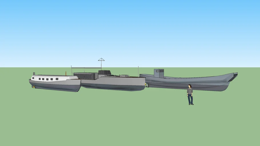 Daihatsu landing craft + IJN lifeboats 3D Warehouse