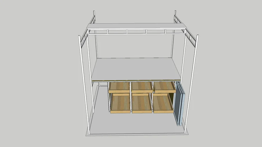 Meat stored in market | 3D Warehouse