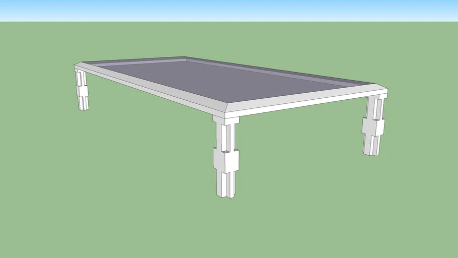 White coffee table