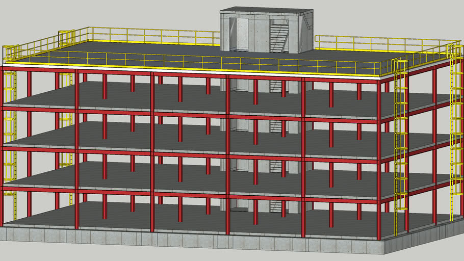 4 storey apartments | 3D Warehouse