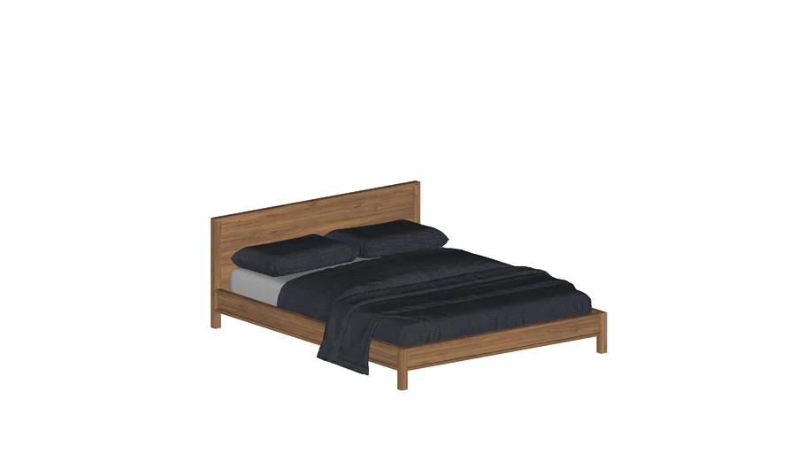 SOLID TEAK BED SOLID QUEEN