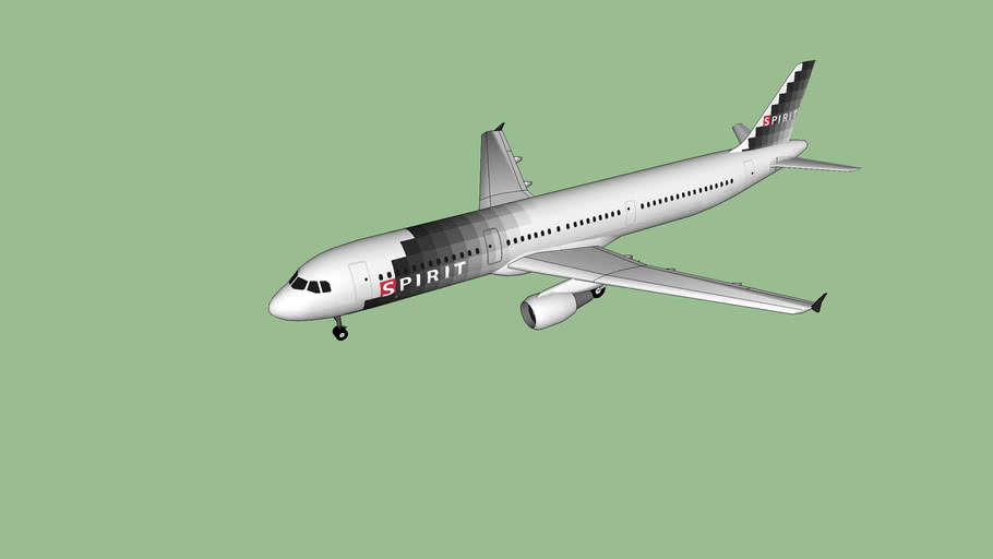 Spirit A321 | 3D Warehouse