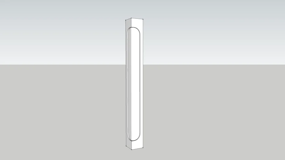 Corner Post, Left 3D Warehouse