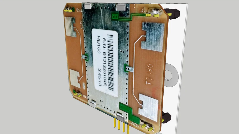 #HB100 Doppler Module | 3D Warehouse
