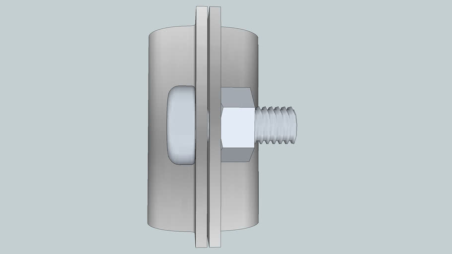 1/2' EMT Unistrut Strap | 3D Warehouse