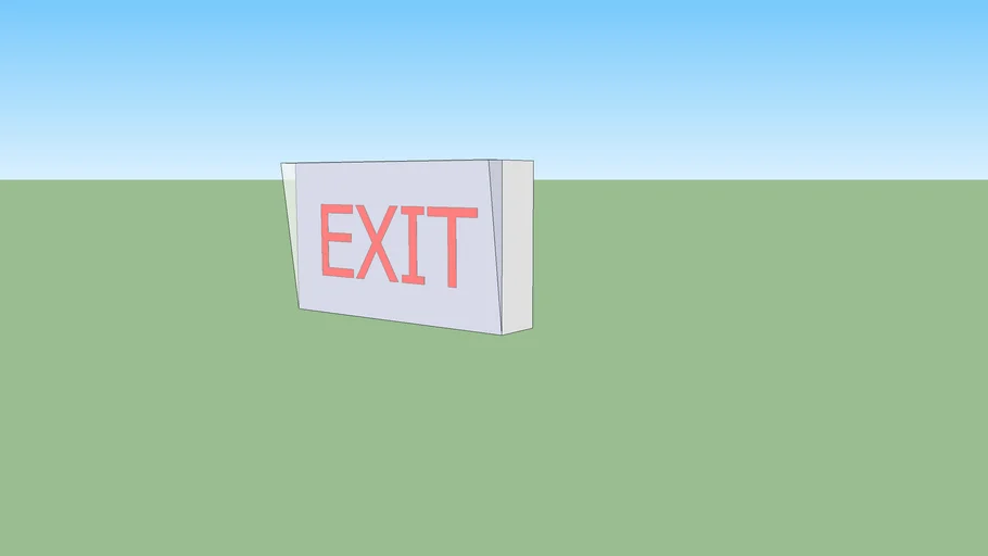 EXIT SIGN 1