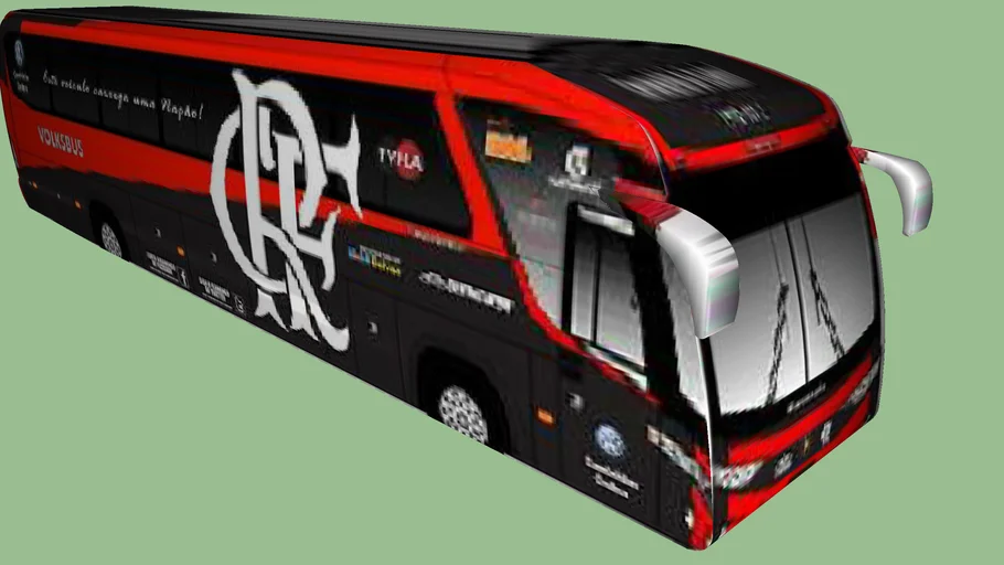 Ônibus Flamengo - Download Free 3D model by SIMULATOR