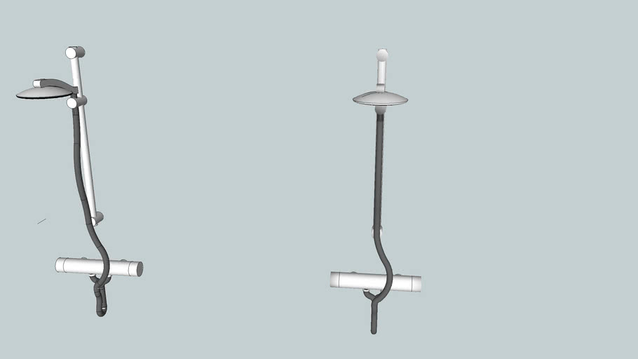 Douchekop/stang 3D Warehouse