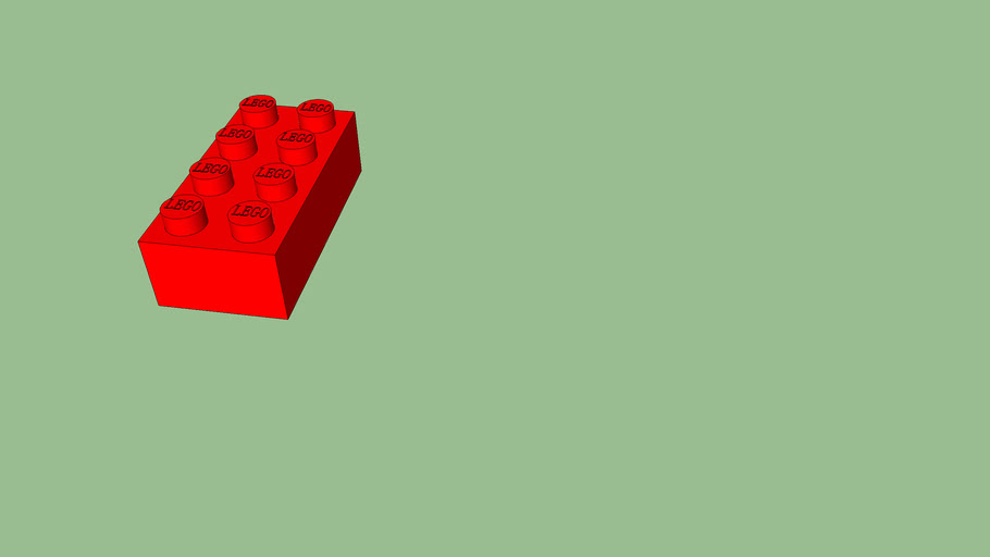 LEGO rouge | 3D Warehouse