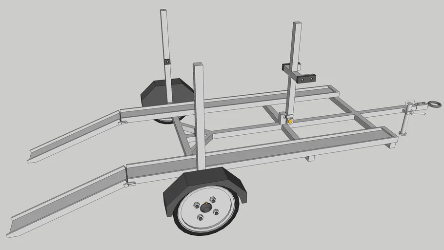 motorbike trailer rack