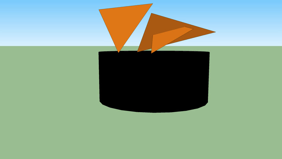 exploding trash can 4! 3D Warehouse