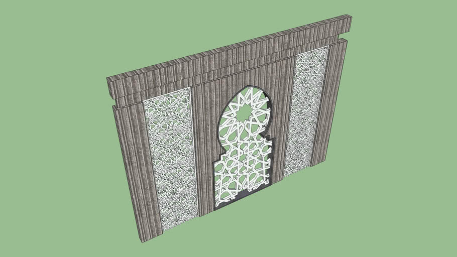 partition wall arch model 3D Warehouse