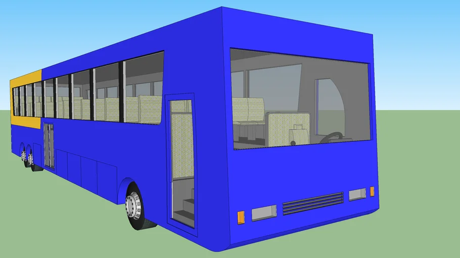 Bus Bleu | 3D Warehouse