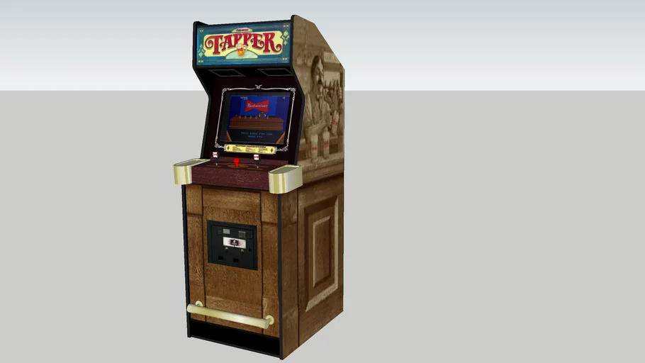 Tapper arcade game Rev.1 3D Warehouse